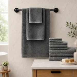12-Piece Cotton Bath Towel Set