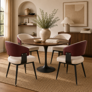 Two-Tone Wraparound Chair